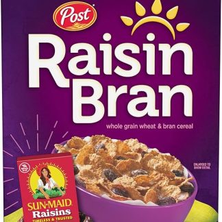 Хлопья для завтрака Post Raisin Bran® из цельной пшеницы и отрубей, кошерные, 473 г.
