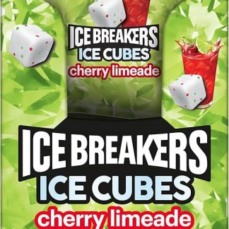 Жевательная резинка ICE BREAKERS ICE CUBES со вкусом вишневого лимонада, без сахара, с добавлением ксилита, флаконы по 3,24 унции (6 штук, 40 штук)