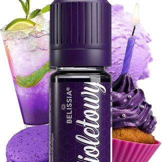 Пищевой краситель Belissia Purple 10 мл, высококонцентрированный краситель, произведено в Германии, без сахара, жидкий, для окрашивания напитков, тортов, теста, глазури и многого другого.