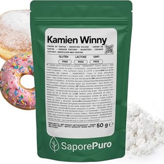 Винный камень Сапорепуро 50 г - Натуральный дрожжевой порошок - Без глютена