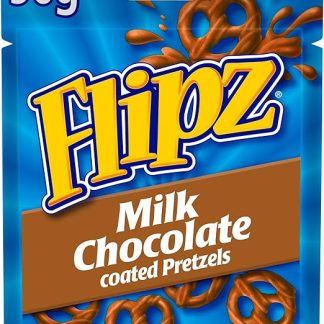 McVitie's Flipz, молочный шоколад, насыщенный молочный шоколад в сочетании с хрустящим соленым кренделем, крендель в какао-глазури, 90 г