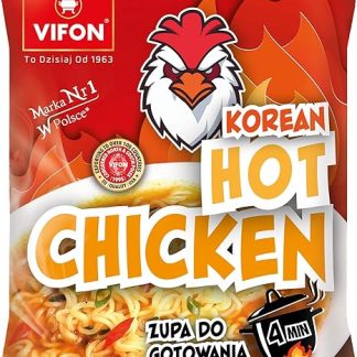 Острый корейский куриный суп с лапшой Vifon, 105 г.