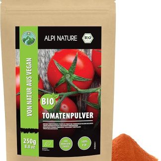 Органический томатный порошок Alpi Nature 250 г, сушеные и молотые томаты, смесь специй.