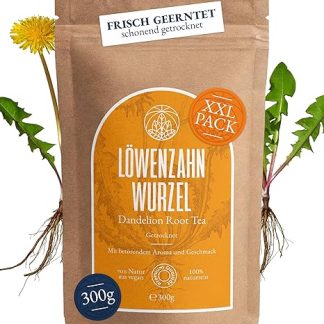 Чай из корня одуванчика Monte Nativo (300 г) – ароматный и 100% чистый натуральный листовой травяной чай без добавок – полезный и освежающий настой.