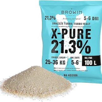 Дрожжи Browin 403106 Turbo X-Pure 21,3% (до 100 л, 360 г),