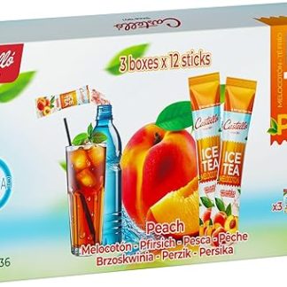 Castello с 1907 года. Растворимый холодный чай без калорий в пакетиках | Персик | 36 пакетиков | Ноль калорий, без сахара, без аспартама