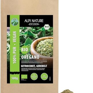 Alpi Nature Organo Refled (500 г) — орегано из органического земледелия, выращенное в контролируемых условиях, без глютена.