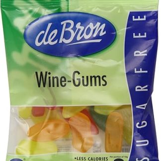 Жевательные резинки De Bron Sugar Free Wine Gums (упаковка из 6 штук)