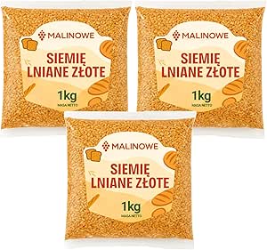 Семена льна сорта «Малина», золотистые, 3 x 1 кг, натуральные, превосходного качества.