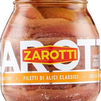 Филе анчоусов Filetti Di Alici 140г Zarotti Итальянские анчоусы в банке