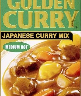 Смесь для приготовления острого соуса S&B Golden Curry средней остроты, 92 г.