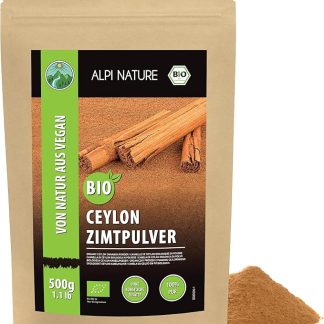 Порошок органической цейлонской корицы Alpi Nature 500 г, молотая цейлонская корица в порошке.