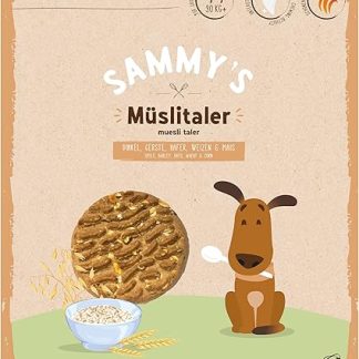Sammy's Müslitaler | Хрустящие лакомства для собак, 5 злаков, для вашего большого пушистого носа (от 30 кг) | 5 кг