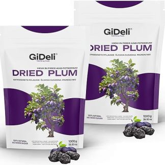 Сушеные сливы GiDeli, 2 кг, без косточек, несладкие, из Чили.