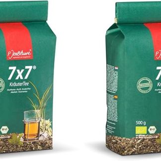 2 упаковки травяного чая Jentschura 7x7 по 500 г (1 кг) органического качества (10 бесплатных образцов)