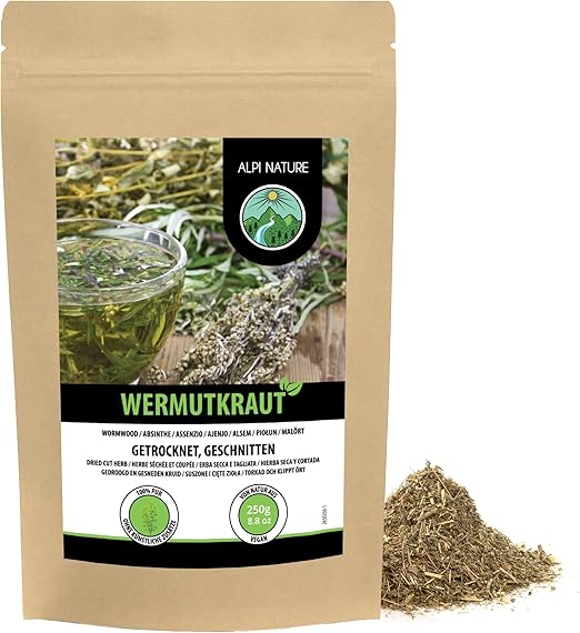 Чай Alpi Nature с полынью, 250 г, рассыпной чай, бережно высушенная и нарезанная полынь.