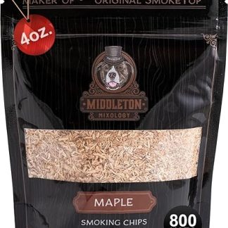 Пакет SmokeTop 113 мл, кленовые коктейльные чипсы для коктейлей Old Fashioned, виски и бурбона - от Middleton Mixology. Сделано в США (800 применений).