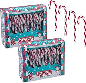 Клубничные съедобные леденцы-трости, 24 штуки, рождественское украшение, елочная игрушка, кулон, конфеты, сладости