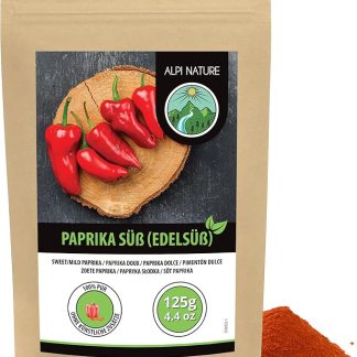Порошок сладкой паприки Alpi Nature 125 г, молотая красная паприка, порошок мягкой паприки