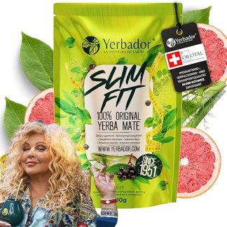 YERBADOR Йерба мате для похудения Slim Fit Натуральный энергетический, детокс-напиток с оригинальным вкусом, сушеный без дыма 300 г