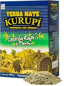 Футболка Yerba Mate Kurupi 500 г | Курупи Седрон Капии и Мента | Чай Йерба Мате с мятой