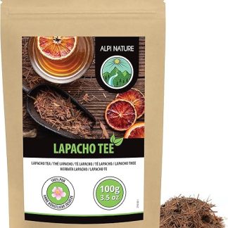 Чай Alpi Nature Lapacho 100 г, сушеная и измельченная кора лапачо, травяной чай из коры муравьиного дерева пау д’арко.