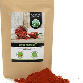 Острая паприка Alpi Nature, порошок, 250 г, молотая красная паприка, острая приправа из паприки для приготовления пищи.