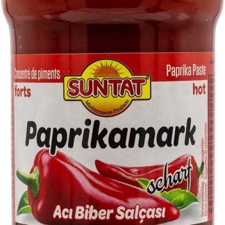 Alibabashop Suntat - паприка - паприковая паста - острая для арабской и турецкой кухни - в стеклянной банке - (1 x 310 г)