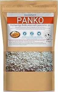 Asiafoodland – Панировочные сухари премиум-класса Panko – без пальмового масла, без добавок, веганские – панировочные сухари – панировочные сухари в японском стиле, 1 упаковка (1 x 275 г)