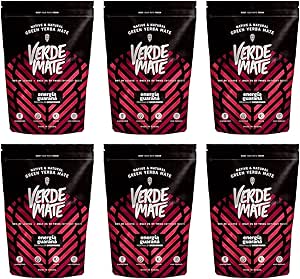 Verde Mate Green Energy Guarana | Бодрящий фруктовый йерба мате с гуараной | Мягкий вкус | Натуральный кофеин | Чай йерба мате из Бразилии | (3000)