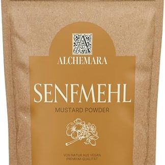 Горчичный порошок Alchemara (250 г) – горчичная мука – деликатно высушенные специи для вашей кухни – ароматные специи