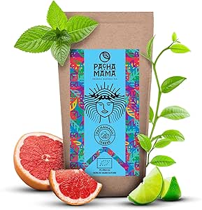 Гуайуса Пачамама Терере 0,1 кг Органическая гуайуса из Эквадора, 100 г Натуральный кофеин Подходит для горячих и холодных напитков Родственник мате Освежающий Альтернатива кофе Традиционный индийский настой