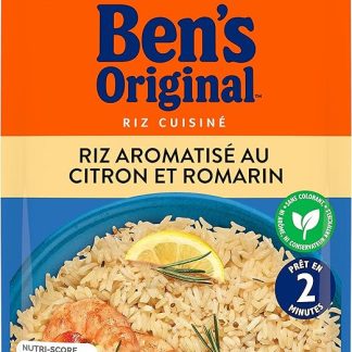 Рис Бена Оригинальный Экспресс 2 мин с лимоном и розмарином 250 г