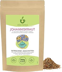Травяной чай IDDA с зверобоем, 250 г, сушеный и измельченный зверобой, рассыпной травяной чай.
