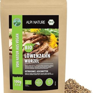 Органический корень одуванчика Alpi Nature 100 г, измельченный корень одуванчика для чая, рассыпной чай