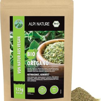 Сушеный органический орегано Alpi Nature 125 г, тертый орегано для приготовления пищи, пасты и пиццы.