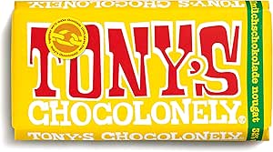 Шоколад TONY'S CHOCOLONELY из цельного молока с медом, миндалем и нугой, 180 г - шоколад, произведенный в соответствии с принципами справедливой торговли, с белой нугой, обогащенной медом и миндалем. Не содержит пальмового масла, произведено в Бельгии.