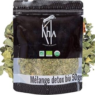 Детокс-чай с органическими листьями моринги, имбирем и куркумой - рассыпной - 50 г (в упаковке) - сертифицированный органический продукт - Tea Asia от KHLA