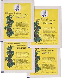 4 универсальных чистых винных дрожжей Arauner для красного и белого вина