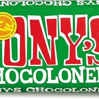Шоколад TONY'S CHOCOLONELY с фундуком, молочный, 180 г. - шоколад, произведенный в соответствии с принципами справедливой торговли, с кусочками фундука. Не содержит пальмового масла, произведено в Бельгии.