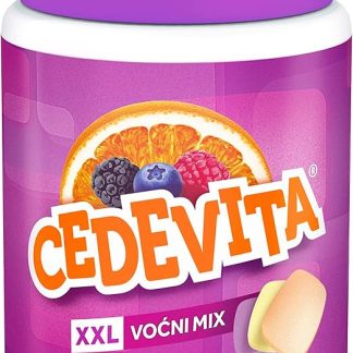 Полезные и сладкие мультивитаминные конфеты Cedevita с 9 необходимыми витаминами и лимонным вкусом — один пакетик, полный витаминов для укрепления иммунной системы — упаковка из 8 конфет, 19,5 г