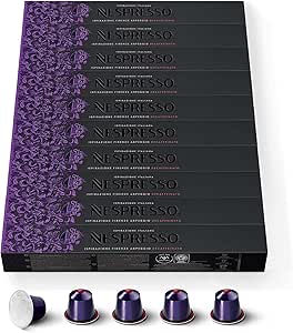 NESPRESSO ORIGINAL, Ispirazione Firenze Decaffeinatio Arpeggio, темная обжарка, 100 кофейных капсул