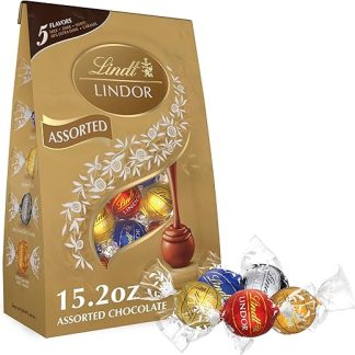 Трюфели Lindor Lindt из шоколада, ассорти, 425 г (15,2 унции) от Lindor.