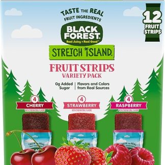 Набор фруктовых полосок Black Forest Stretch Island, 12 штук.
