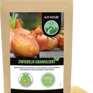 Гранулированный лук Alpi Nature 500 г, измельченный гранулированный лук для приготовления пищи.