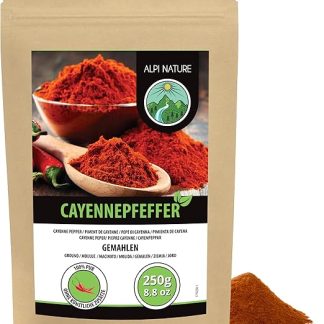 Молотый кайенский перец Alpi Nature, 250 г, острый перец чили.