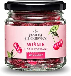 Сублимированная вишня 20 г - 100% натуральный продукт - полезная хрустящая закуска - для мюсли, овсянки, десертов, смузи и выпечки.