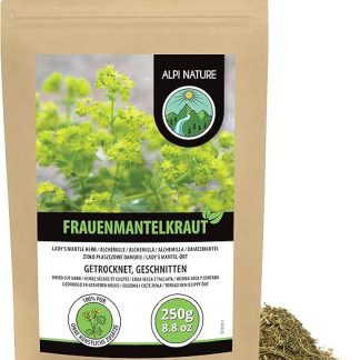 Чай Alpi Nature «Манжетка» 250 г, сушеная и нарезанная манжетка, рассыпной травяной чай.