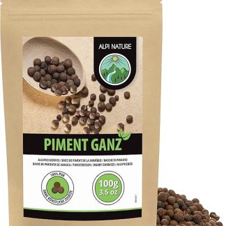 Цельные ягоды душистого перца Alpi Nature, 100 г, для приготовления пищи и маринования.