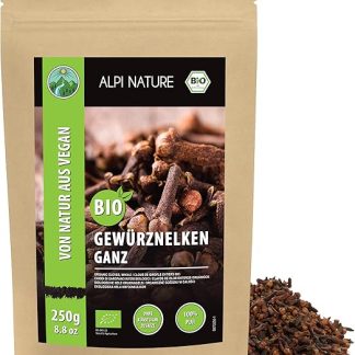 Органическая целая гвоздика Alpi Nature 250 г, целые бутоны гвоздики, специя из гвоздики